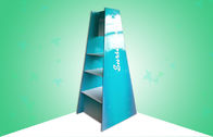 2-mặt POP sóng tông hiển thị Ladder Shape với kệ / kim loại móc
