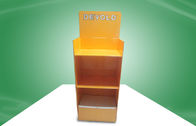 Cardboard POS màu vàng tùy chỉnh hiển thị với in offset PMS cho các sản phẩm vớ &amp; đồ lót