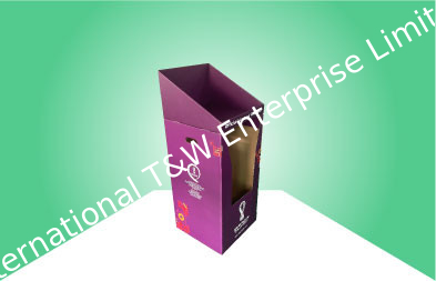 Mua 100% Các tông có thể tái chế Đơn vị trưng bày miễn phí cho Chân bóng / Chai nước uống online manufacture