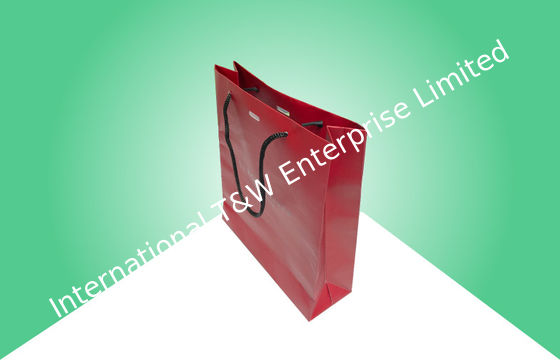 Giá tốt. Thùng mua sắm giấy đáy mạnh với tay cầm Logo tùy chỉnh trực tuyến