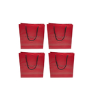 Túi mua sắm giấy tùy chỉnh hạng nhẹ thân thiện với môi trường kích thước tùy chỉnh cho quà