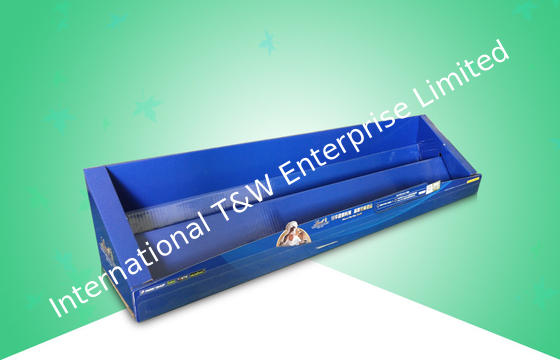 Mua Bàn PDQ Sô cô la dài, Bàn trưng bày bằng giấy với lốp xe thiết kế mạnh mẽ đến cửa hàng Seven-Eleven online manufacture