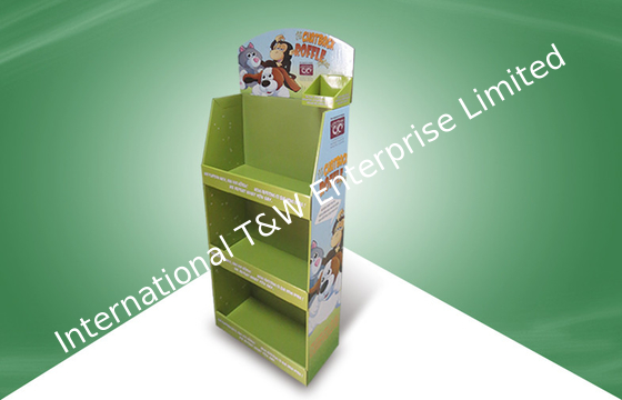 Mua Siêu thị các sản phẩm Cardboard Free Standing Đơn vị Hiển thị với ba kệ online manufacture
