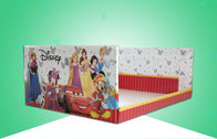 Stackable Heavy Duty Cardboard Khay hiển thị / khay PDQ dưới thương hiệu Disney