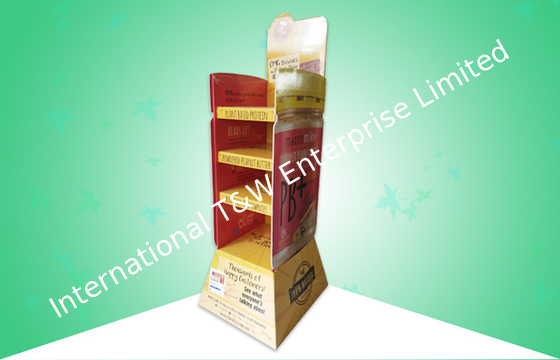 Mua Hiển thị các tông POP mạnh mẽ 4 kệ Vật liệu phân hủy sinh học để quảng bá thực phẩm bánh mì online manufacture