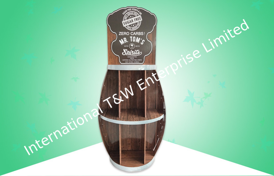 Mua Hình dạng thùng nặng nhiệm vụ Hiển thị sàn các tông đứng hai kệ để bán tinh thần online manufacture