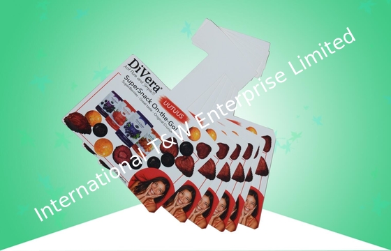 Mua 350GSM Hộp đóng gói tùy chỉnh Giấy nháp Thẻ giấy Wobbler với kết thúc bóng online manufacture