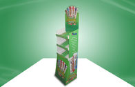 Promotion Snack POS Cardboard Displays With Three Shelves For Retail Stores