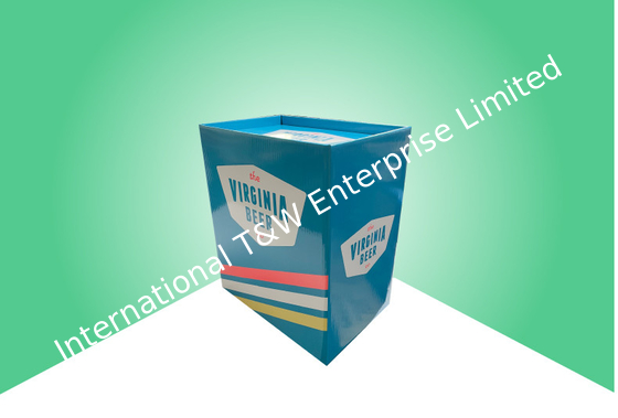 Mua Hiển thị thùng rác các tông tùy chỉnh để quảng cáo ngăn xếp hộp đựng bia online manufacture