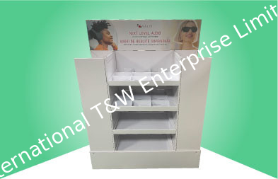 Ba mặt Hiển thị các tông Hiển thị Pallet 15 KGS / Kệ để Quảng cáo Các mặt hàng Điện tử