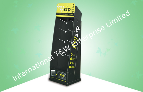 Giá tốt. Promoting Corrugated Display Stands , Cardboard Floor Display Stands With Plastic Hook trực tuyến