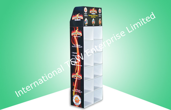 Giá tốt. 12 Cell Corrugated Cardboard Display Stands For Firestarter , Cardboard Floor Displays trực tuyến