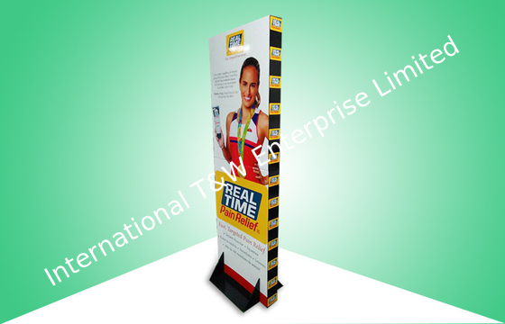 Giá tốt. Easy Assembly Free Standing Custom Cardboard Displays , Corrugated Floor Display trực tuyến