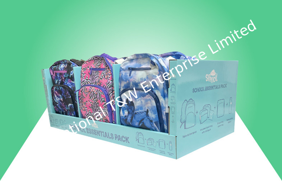 Costco Backbag Cardboard PDQ Trays, Stackup Design PDQ Display Boxes