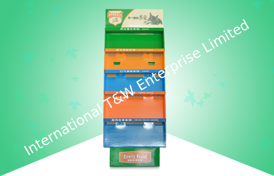 Giá tốt. Eye Catching Free Standing Cardboard Displays Selling Dog Foods , 4 colors CYMK Printing trực tuyến