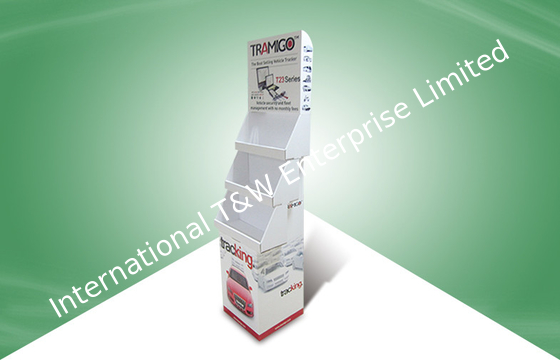 Giá tốt. 3 Tier POS Cardboard Hiển thị 4c / 5c / 6c In cho Phụ kiện Xe hơi GPS trực tuyến