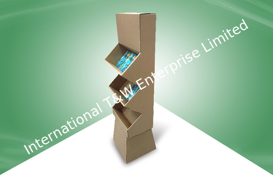 Giá tốt. OEM 3 - Cell Pos Cardboard Displays Đối với Cd & Sách, Thiết kế độc đáo trực tuyến