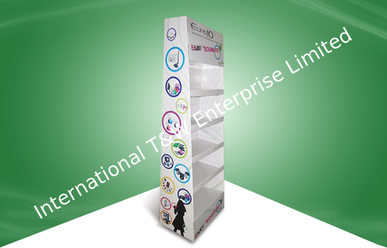 Giá tốt. Five Shelf Cardboard Display Stands Cardboard Floor Display for Electronic Products trực tuyến