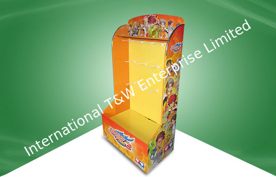 Giá tốt. Yellow Retail Desktop Pop Cardboard Display Stand For Kid ' S Game Products trực tuyến