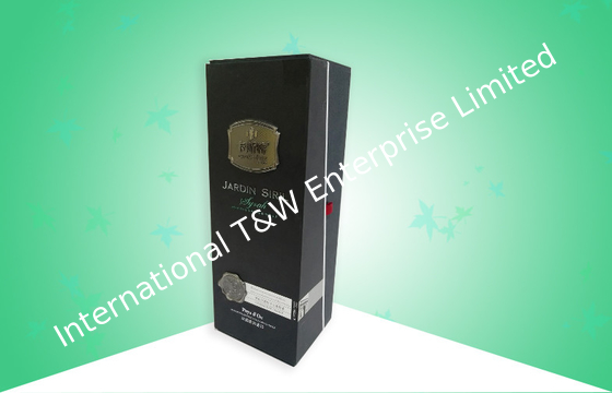 Giá tốt. Wine Hard Tông Bao bì Hộp dày Bảng tùy chỉnh với thẻ kim loại trực tuyến