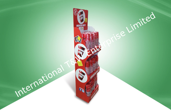 Giá tốt. Stable Three - shelf Cardboard POS Display For Cups  Selling to Big Supermarket trực tuyến