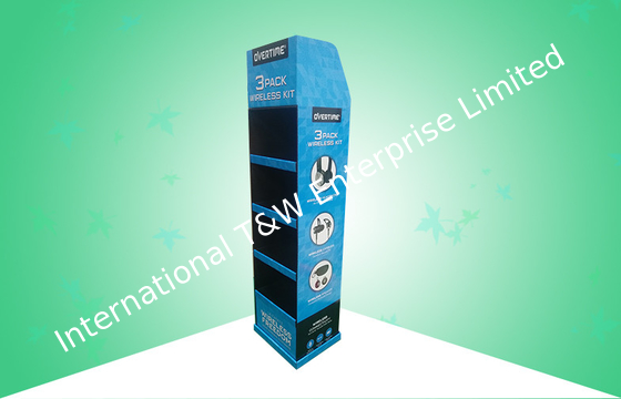 Giá tốt. Màn hình hiển thị các tông mạnh mẽ đứng lên kệ 4 kệ tùy chỉnh để quảng bá tai nghe trực tuyến