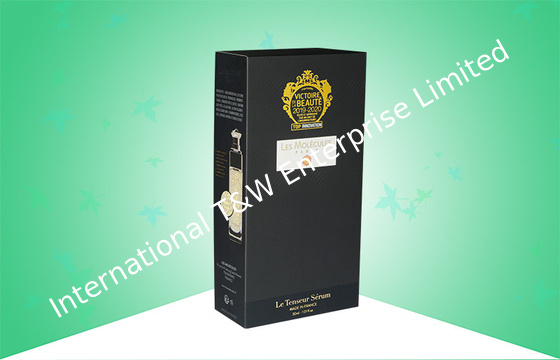 Bao bì hộp giấy quà tặng mỹ phẩm cứng nhắc Velvet Sense với tem vàng / bạc dập nổi
