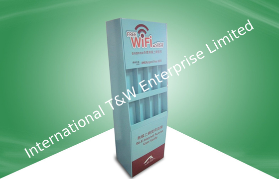Giá tốt. Eight Cell Recyclable Stand Up Cardboard Display , Electronic Corrugated Floor Displays trực tuyến