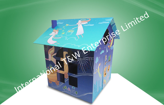 Giá tốt. Recyclable Children ' S Cardboard Playhouse , Cardboard Coloring House For Kids trực tuyến