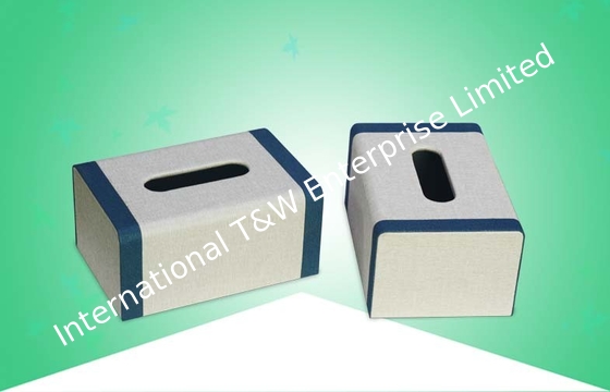 Giá tốt. Tissue Gift Hộp đóng gói tùy chỉnh Bảng gỗ dày với đổ / vải trực tuyến