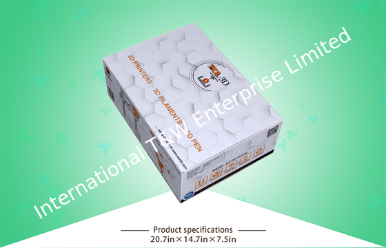 Giá tốt. Hộp sóng gấp đôi 350gsm CCNB CMYK cho máy in 3D trực tuyến