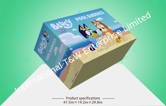 Một nửa Pallet 350gsm CCNB Hộp đóng gói dạng sóng SGS cho đồ chơi