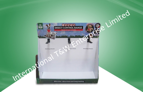 Giá tốt. Customized Cardboard Countertop Displays With Hooks To Hang Pet Products trực tuyến