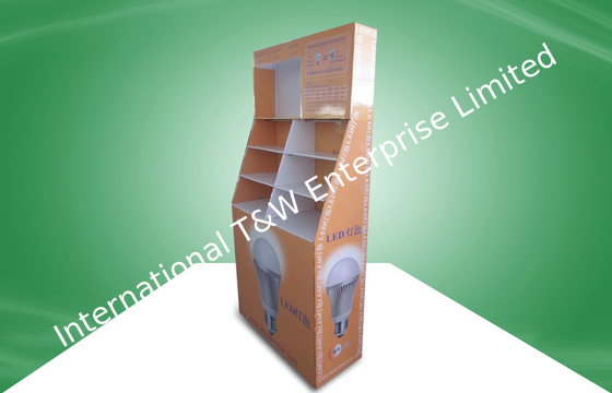 Giá tốt. Recycled Heavy - duty  POS Cardboard Displays  Display Stand For LED Products trực tuyến