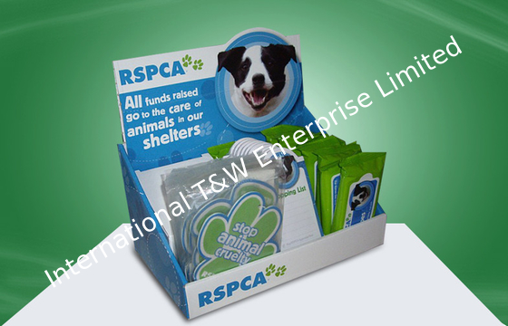 Giá tốt. Pet Item  Promotional Cardboard Countertop Display With 4 Colors Glossy PP lamination trực tuyến