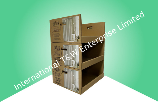 Costco Double Wall PDQ Display Trays For Heavy Curtain Stack-up 16 Trays into POD